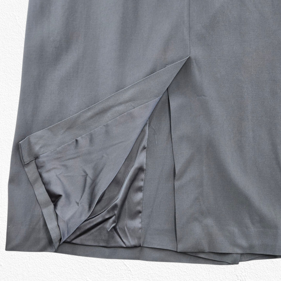 Universal Standard Gray Long Blazer Coat Modern Minimalist Workwear Size Small - Picture 11 of 12